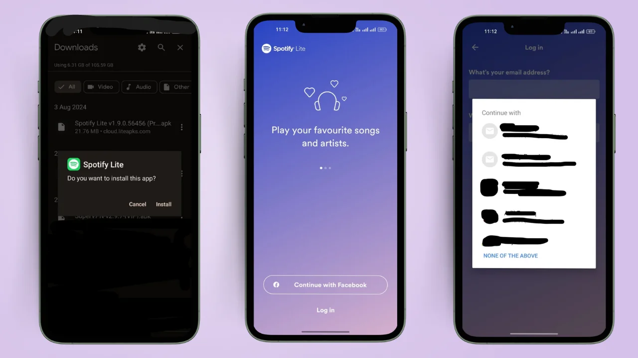 spotify lite mod apk