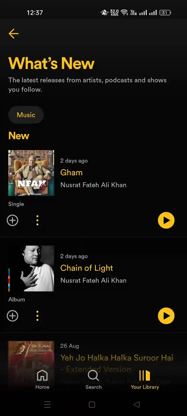 Spotify gold mod apk